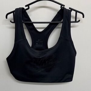 Nike Women's Dri-FIT Black Sports Bra